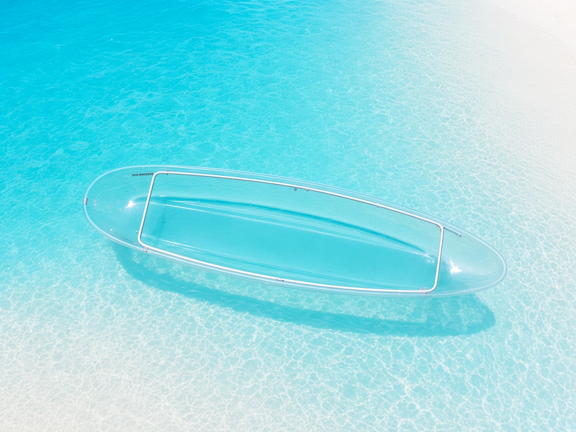 Clear kayak